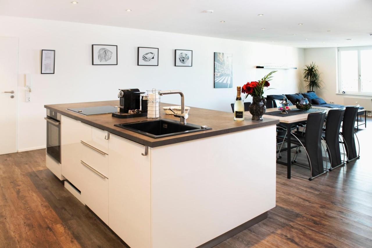 Luxus Suite Im Herzen Von Kempten***** +Parkplatz Exterior foto